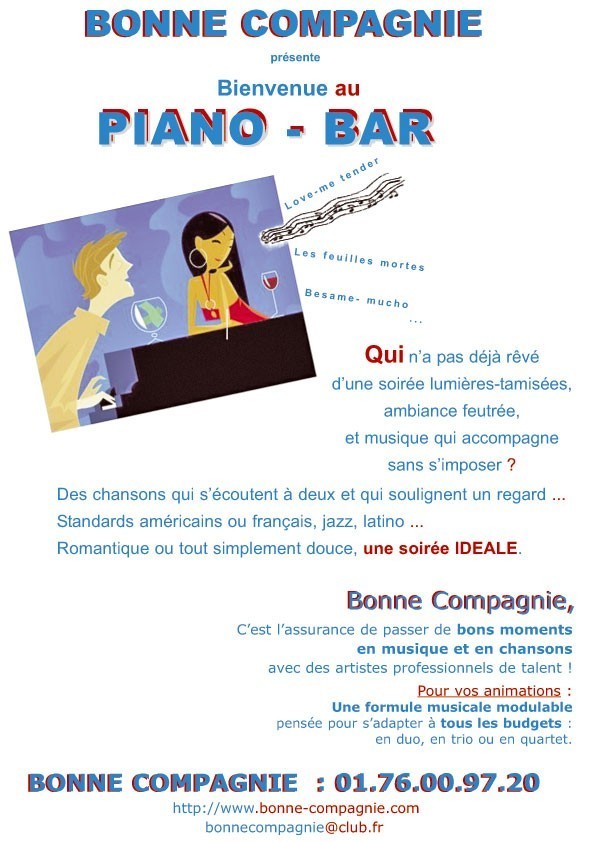 Flâner au Piano-Bar